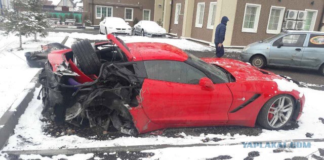 Разбил Chevrolet Corvette на платном участке дороги М-4 «Дон»