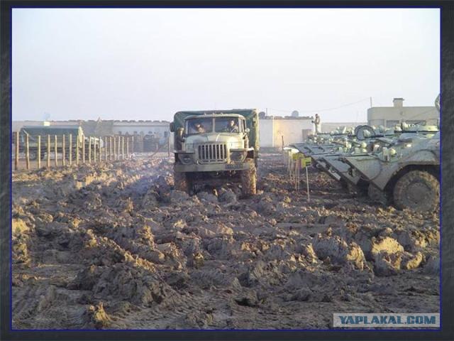 Преодоление БМП-3 водной преграды