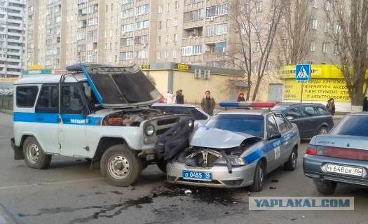 Воронеж, ППС против ГИБДД