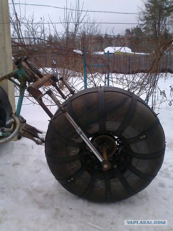 Снегоболотоход из старого мотоцикла