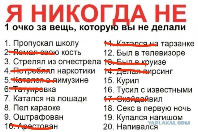 А сколько баллов у тебя?