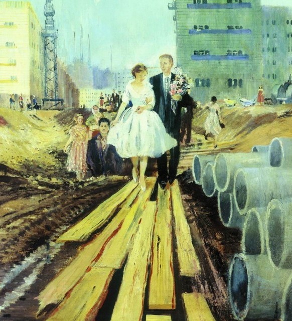 Труд в живописи СССР