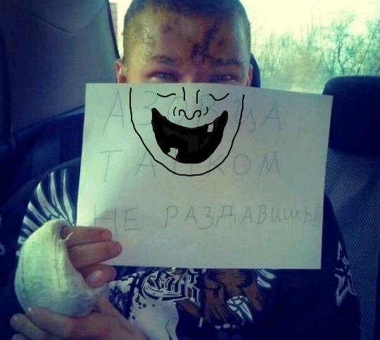 "Танк ДНР переехал Джип "Азова"