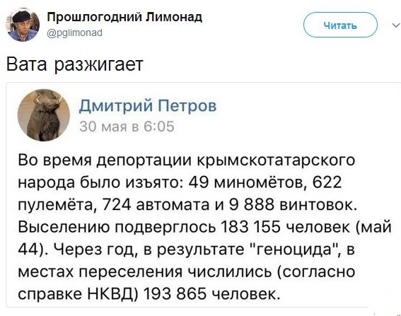 Депортация татар: Что реально произошло в Крыму весной 1944 года?