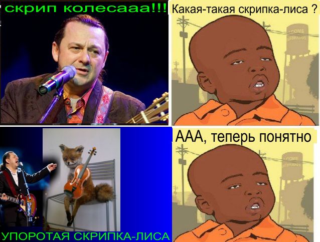 Скрипка лиса слова