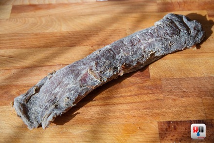 Мясо вяленое в золе
