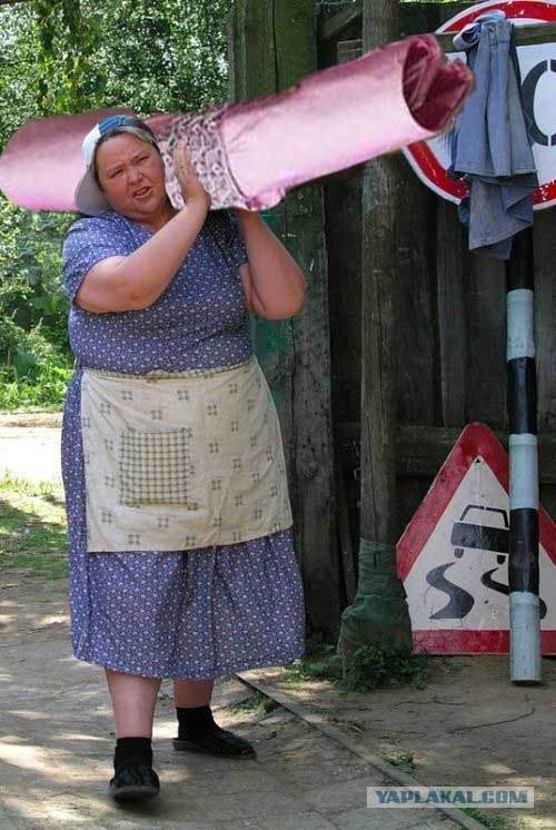 фотожаба: с бревном