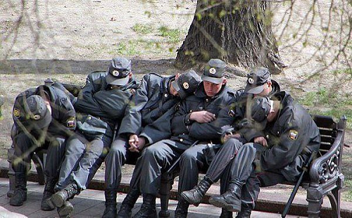 Администрация Троицка наняла для патрулирования города кавказский ЧОП.