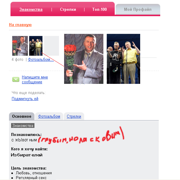 Жириновский и букет