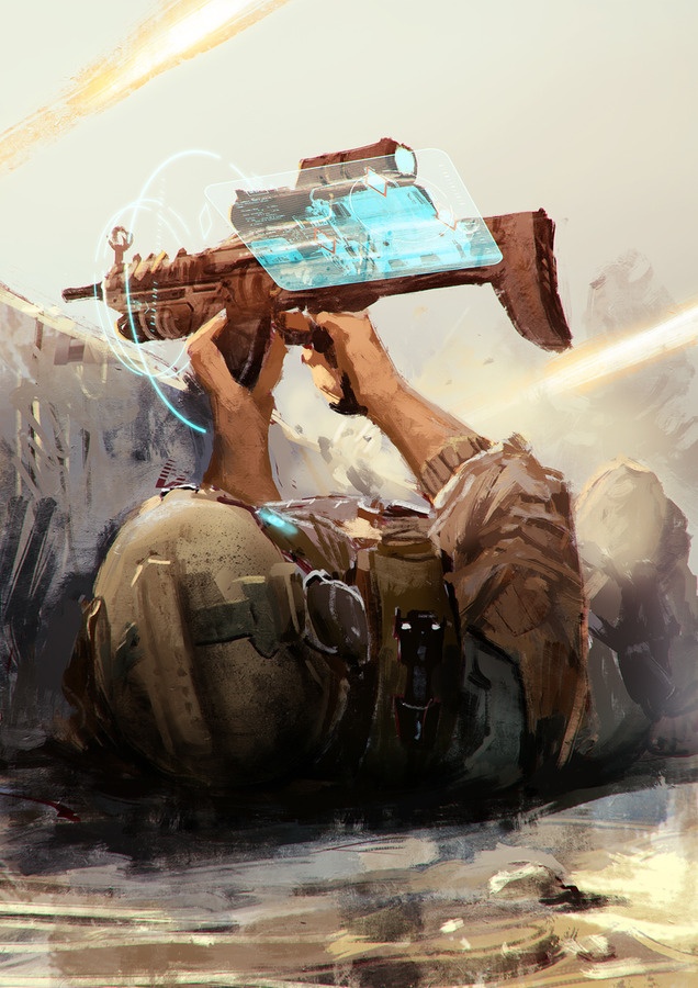 Рисунки: фантастика, Sci-Fi, киберпанк
