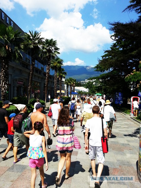 Дорога из Киева и из Москвы в Ялту.