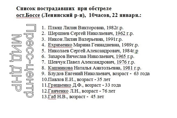 В Донецке снаряд попал в трамвайную остановку