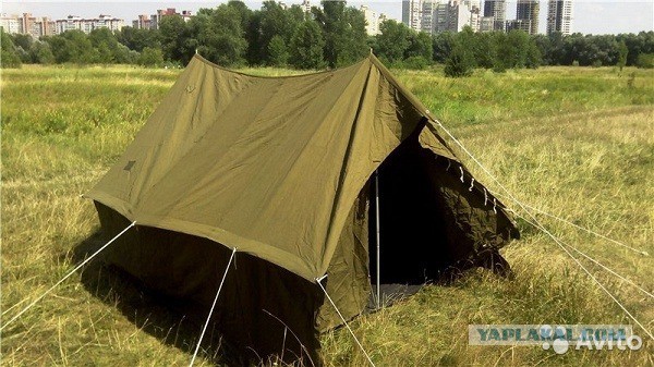 Как журналисты палатку собирали
