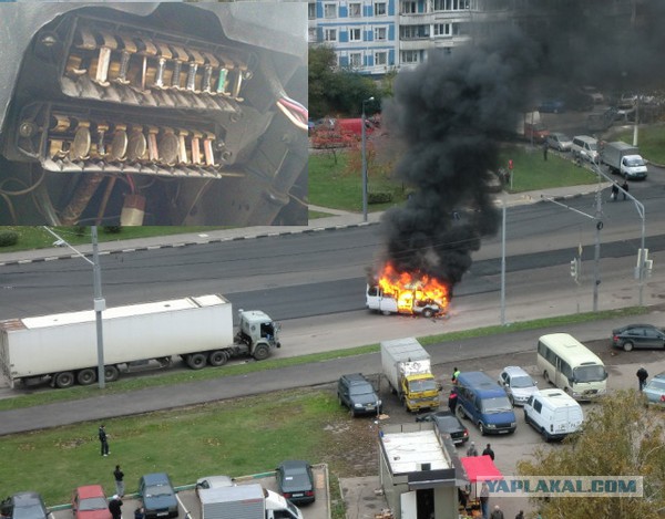 Типичный блок предохранителей в "Газели"