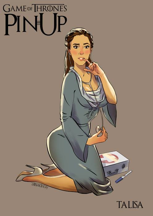 "Игра престолов" в стиле pin-up