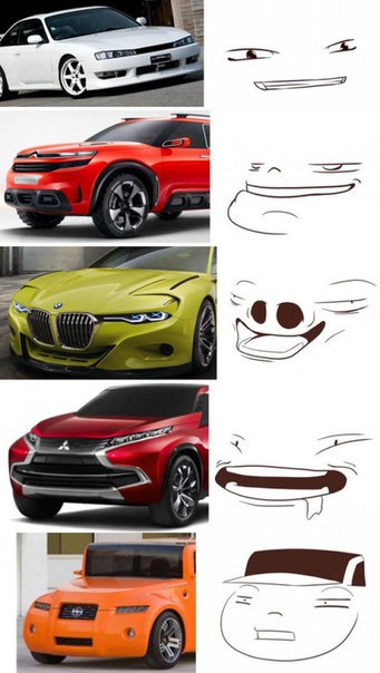 Каждый автомобиль имеет своё лицо