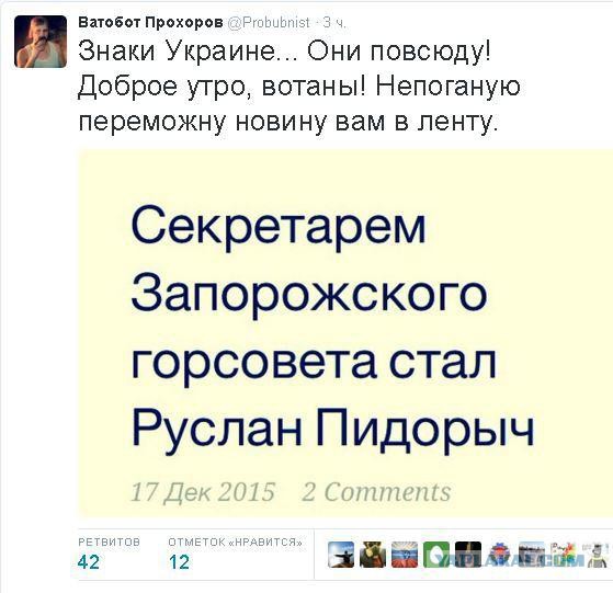 Обзор сми по Украине