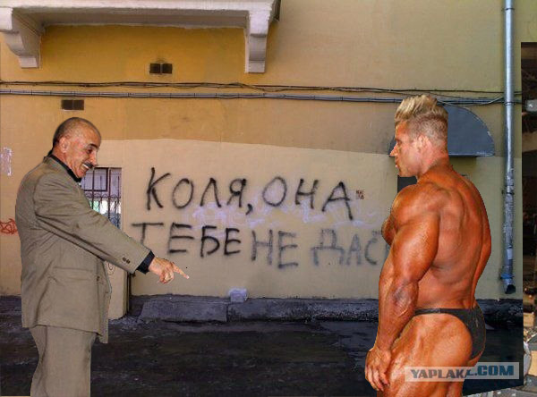 Фотожаба: Коля, она тебе не даст!