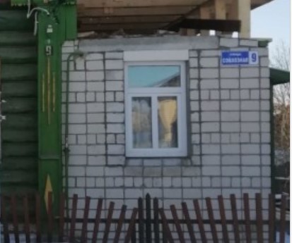 Фасад дома из самодельного планкена.