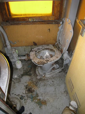 Water closet с ведерком