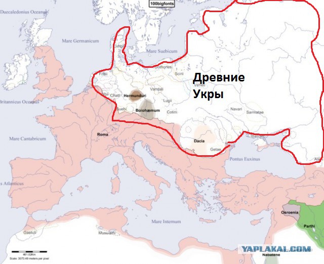 Карта Европы за 2000 лет