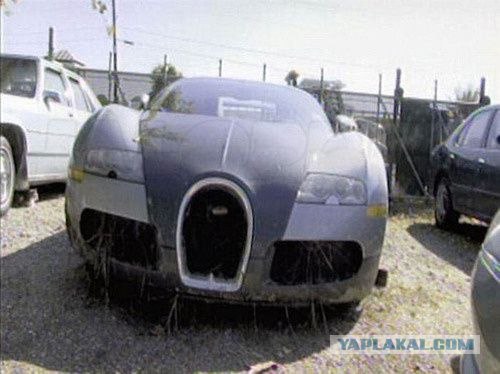 Утопили Bugatti Veyron