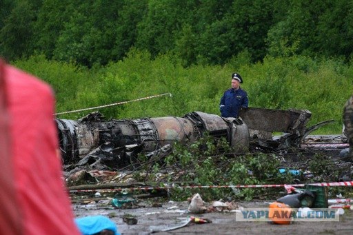 Жёсткая посадка ТУ-134 в Карелии