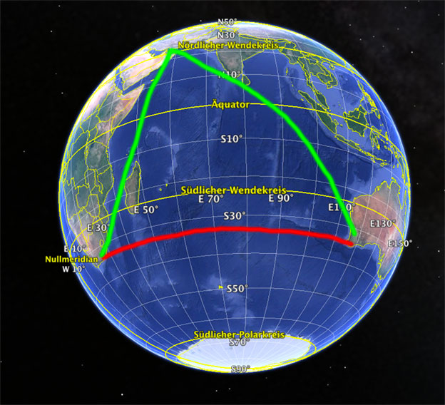 Как выглядит месяц на экваторе