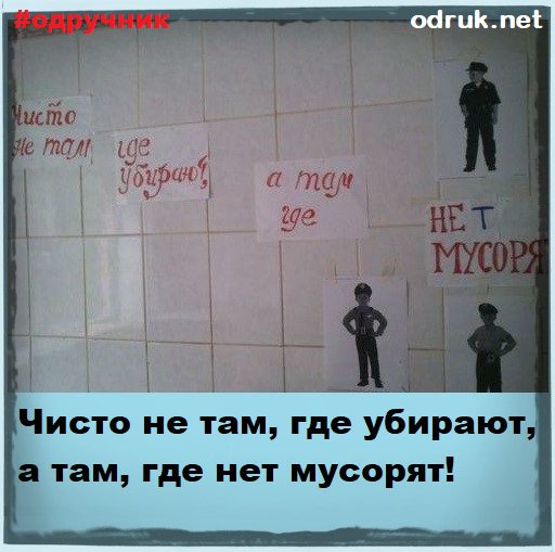 Короче, разруха не в клозетах, а в головах