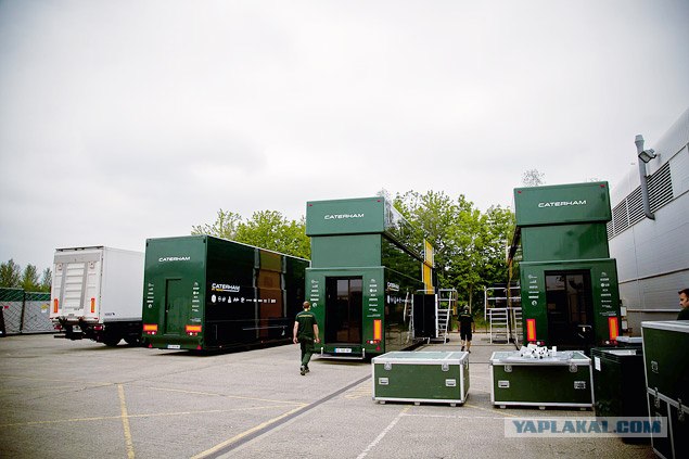 Как перевозят болиды Формулы-1