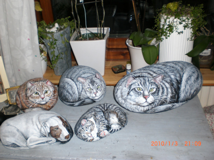 Каменные коты Маргариты.