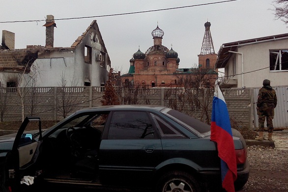 Октябрь 2015. Пригород Донецка пос. Октябрьский