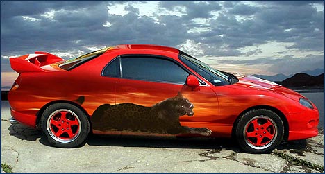 Аэрография автомобиля