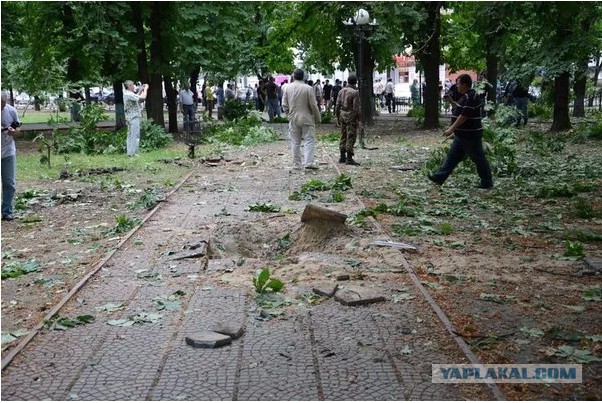 Луганск. Авиаудар