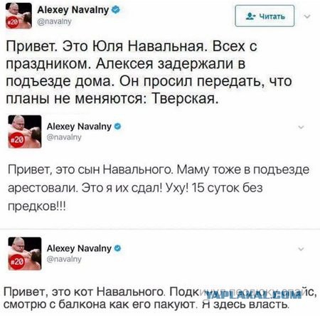 Навальный заявил о блокировке банковских счетов у членов его семьи