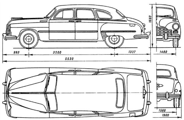 "Зим" - он же газ м12. История 2х братьев.