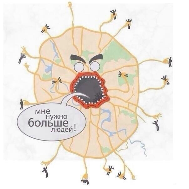 Карта москвы прикол