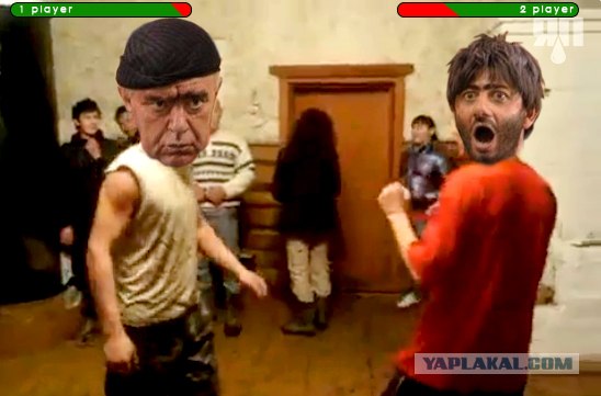 Драка пьяных в деревенском клубе!