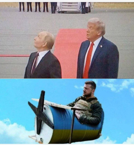 Путин прилетел в Анкоридж