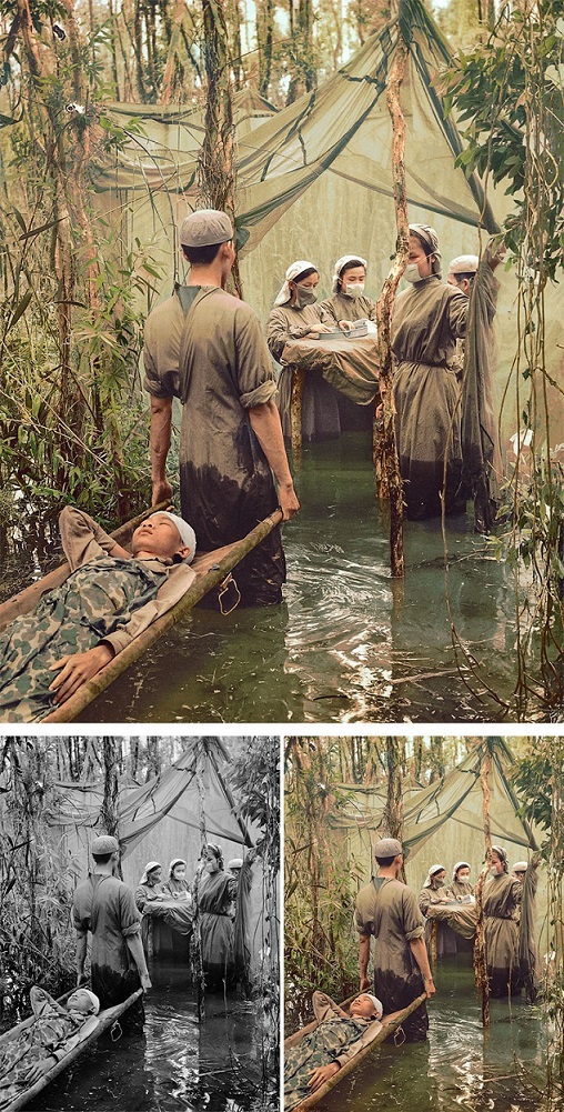 Художница раскрасила чёрно-белые известные исторические фотографии
