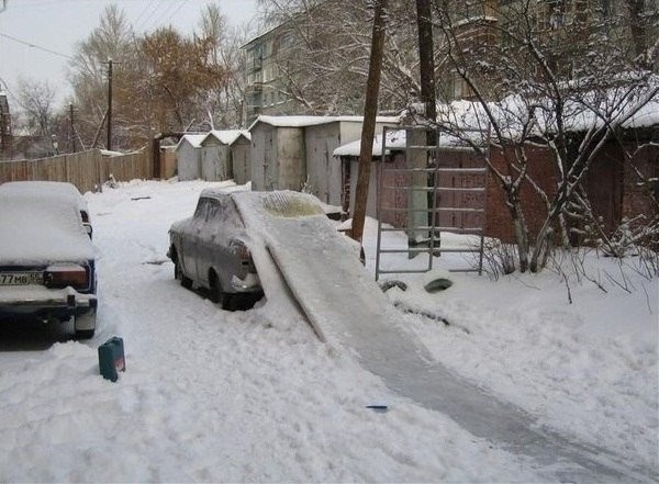 Зимние приколы