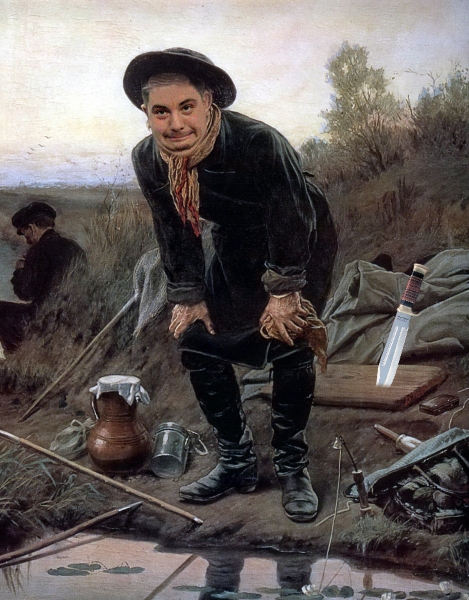 Фотожаба "Грозный пузан"