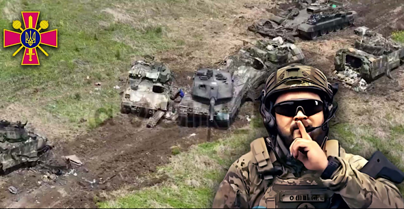 Могильник натовской техники разростается