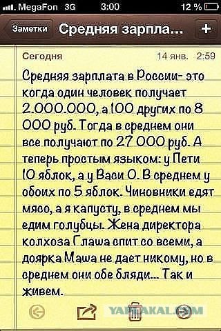 Средняя зарплата учителей в России 31 т.р.!?