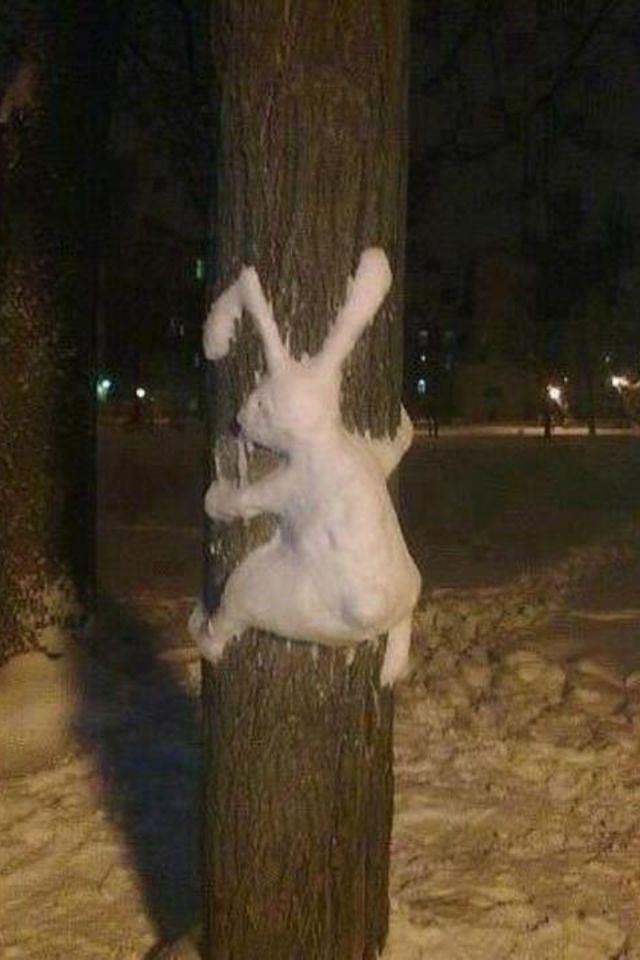 Снеговики, которых слепили очень креативные люди