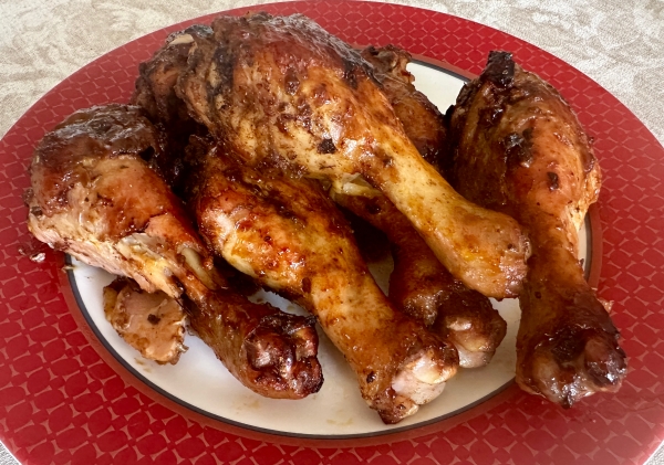 Куриные булдыжки в духовке, но после маринада