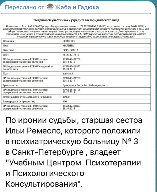 Юриста и блогера Ремесло поместили в психиатрическую больницу