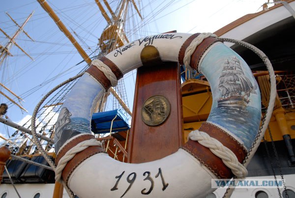 Парусник Amerigo Vespucci прибыл в Одессу