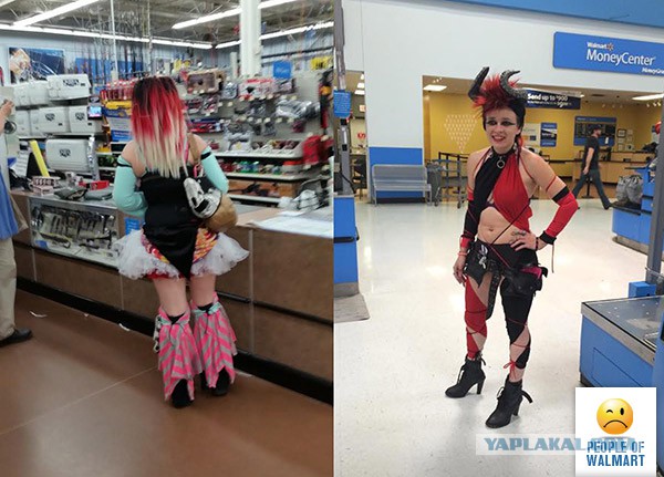 Сумасшедшие покупатели в Walmart