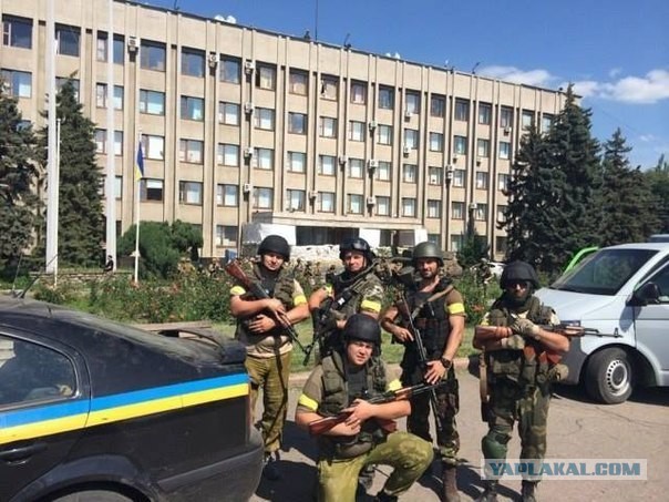 Украинская армия в Славянске